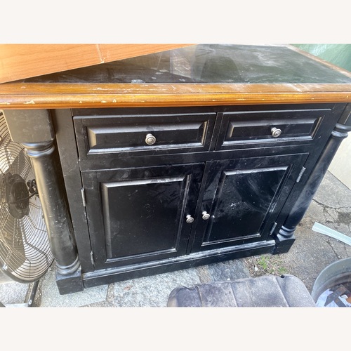 Used Black Wood Sideboard for sale on AptDeco