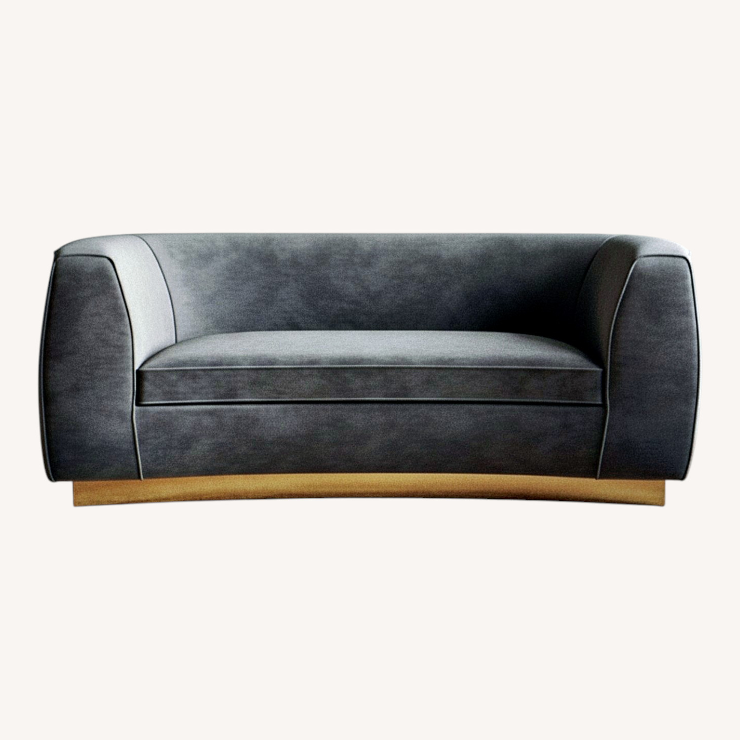 Breccan Velvet Couch - image-0