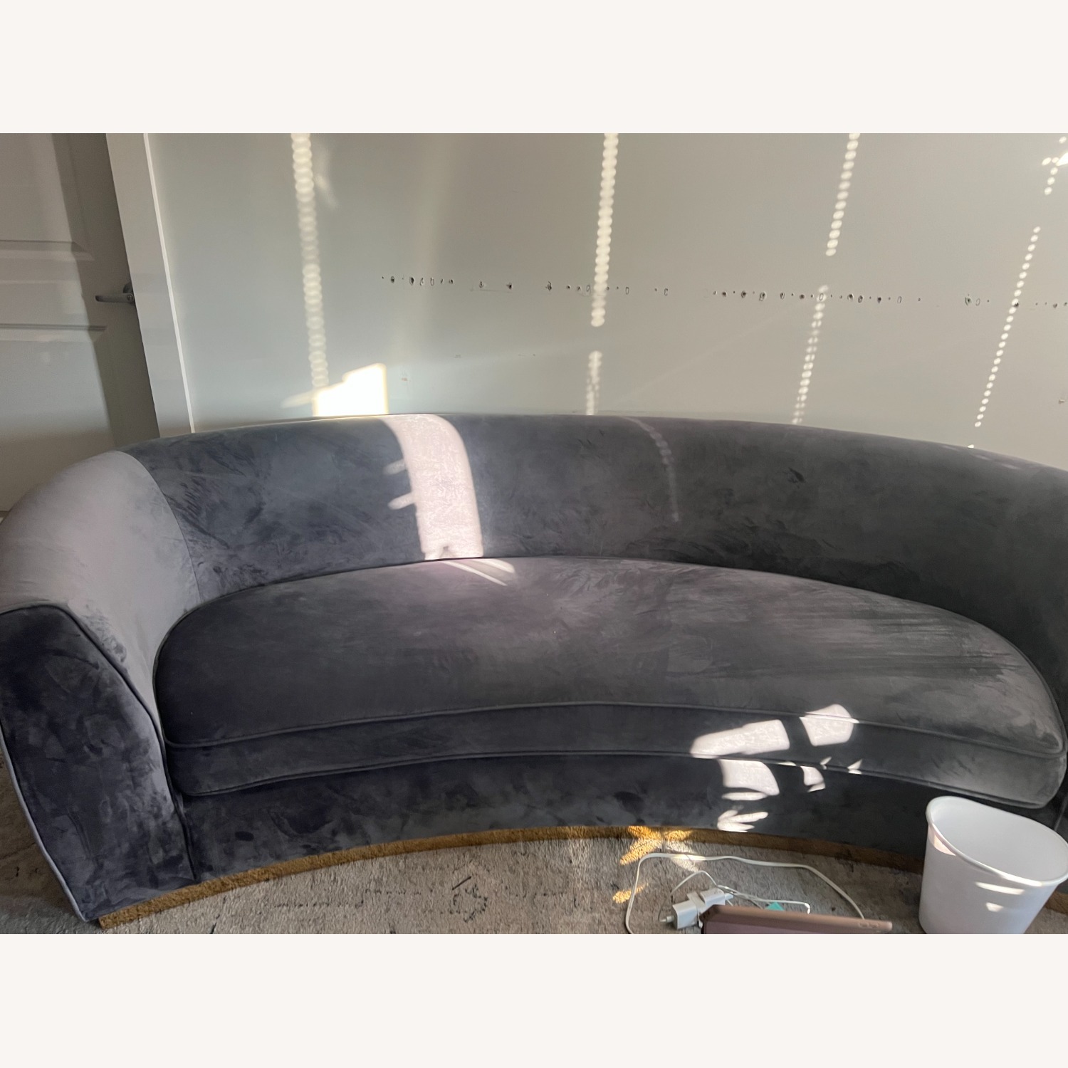 Breccan Velvet Couch - image-2