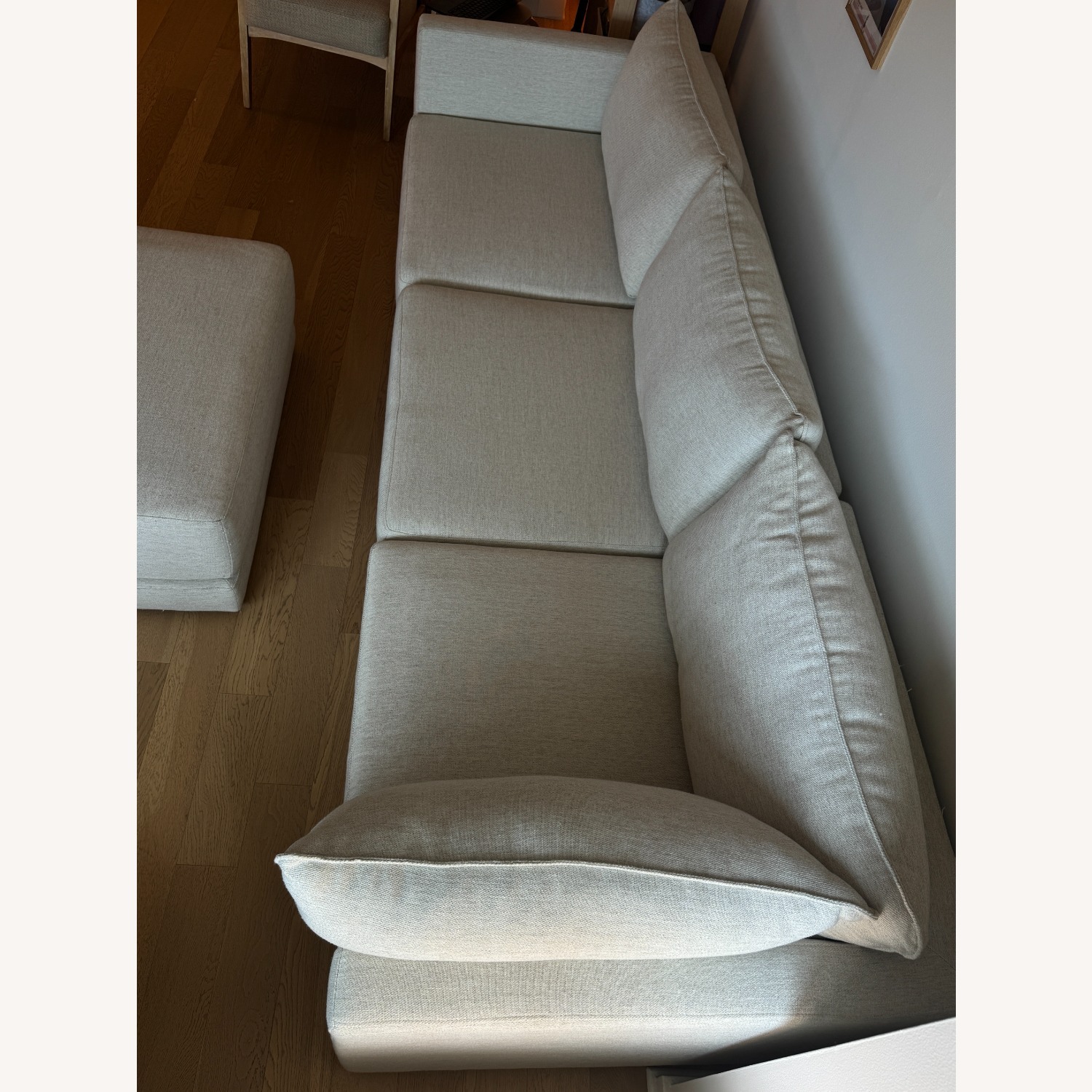 West Elm Melbourne Natural Fabric 3+ Piece Sectional - image-5