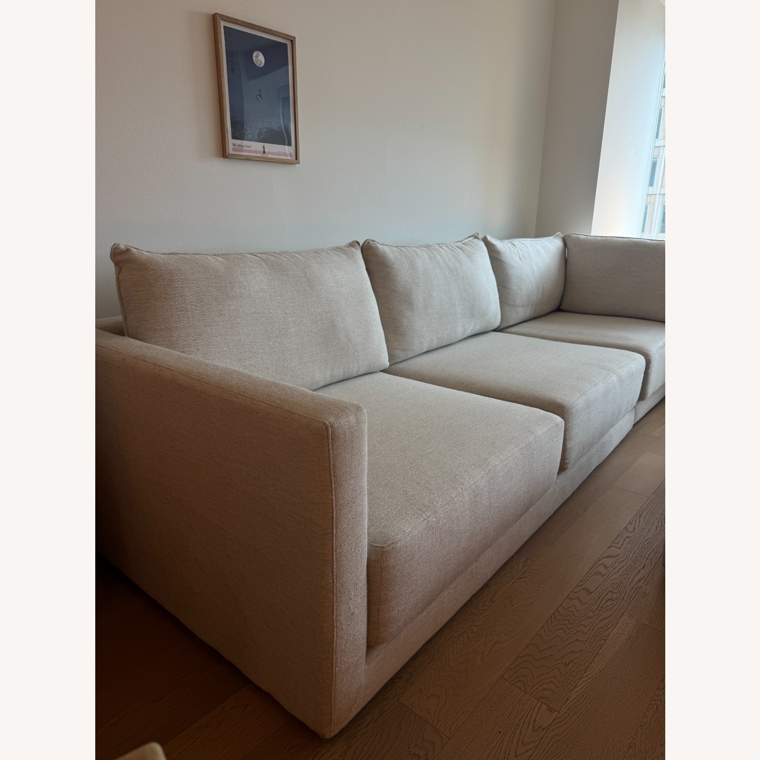 West Elm Melbourne Natural Fabric 3+ Piece Sectional - image-6