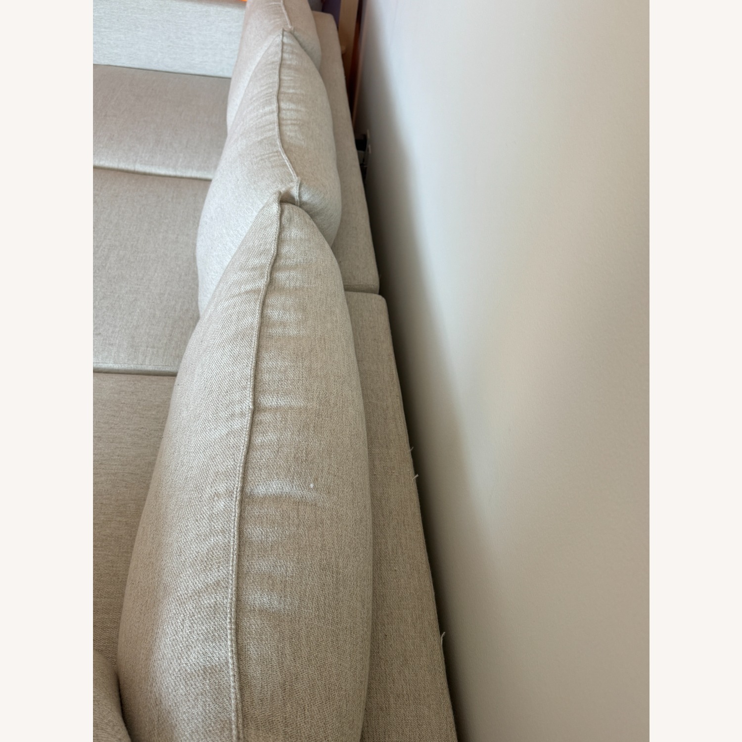 West Elm Melbourne Natural Fabric 3+ Piece Sectional - image-7