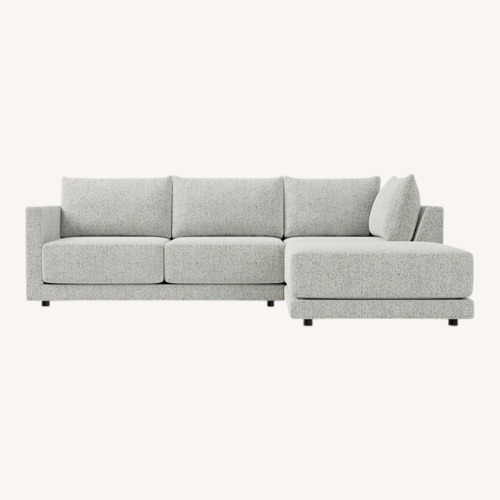 Used West Elm Melbourne Natural Fabric 3+ Piece Sectional for sale on AptDeco