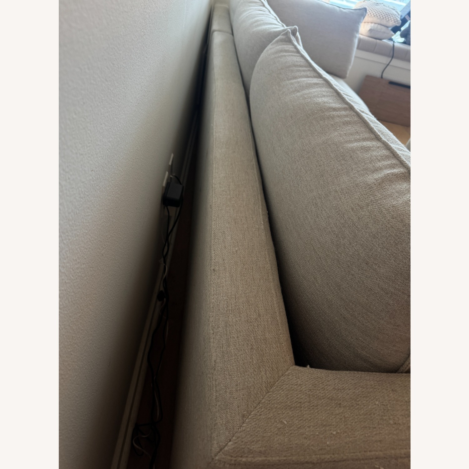 West Elm Melbourne Natural Fabric 3+ Piece Sectional - image-4