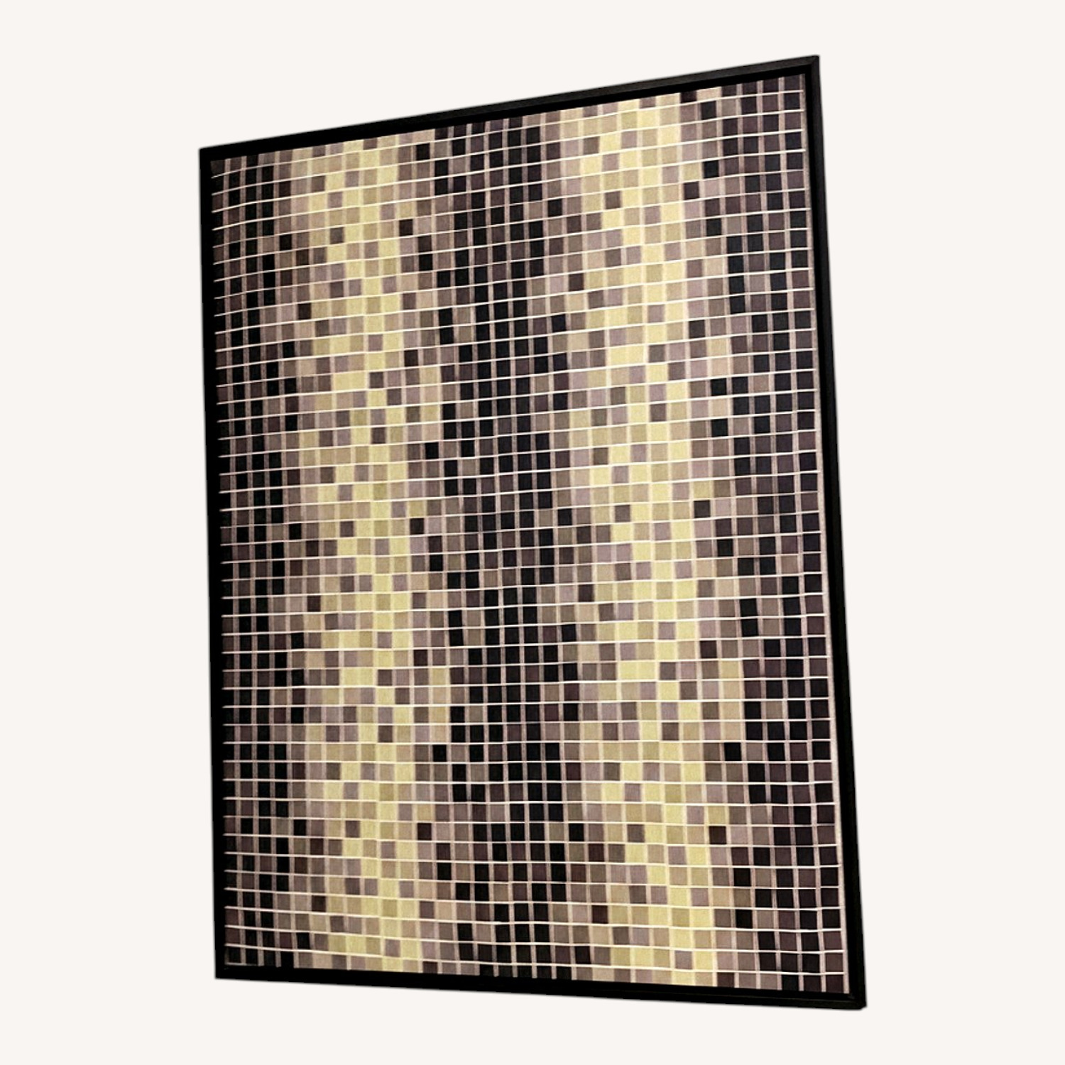 Modern Geometric Framed Wall Art - image-0