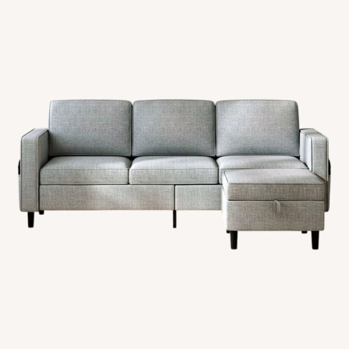 Used Wayfair Light Gray 3+ Seater Sofa for sale on AptDeco