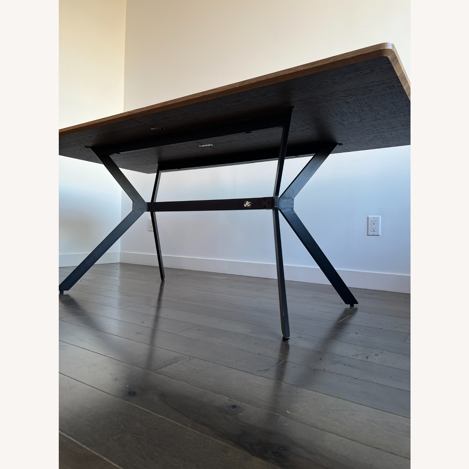 Wayfair Dark Brown Wood Dining Table - image-8