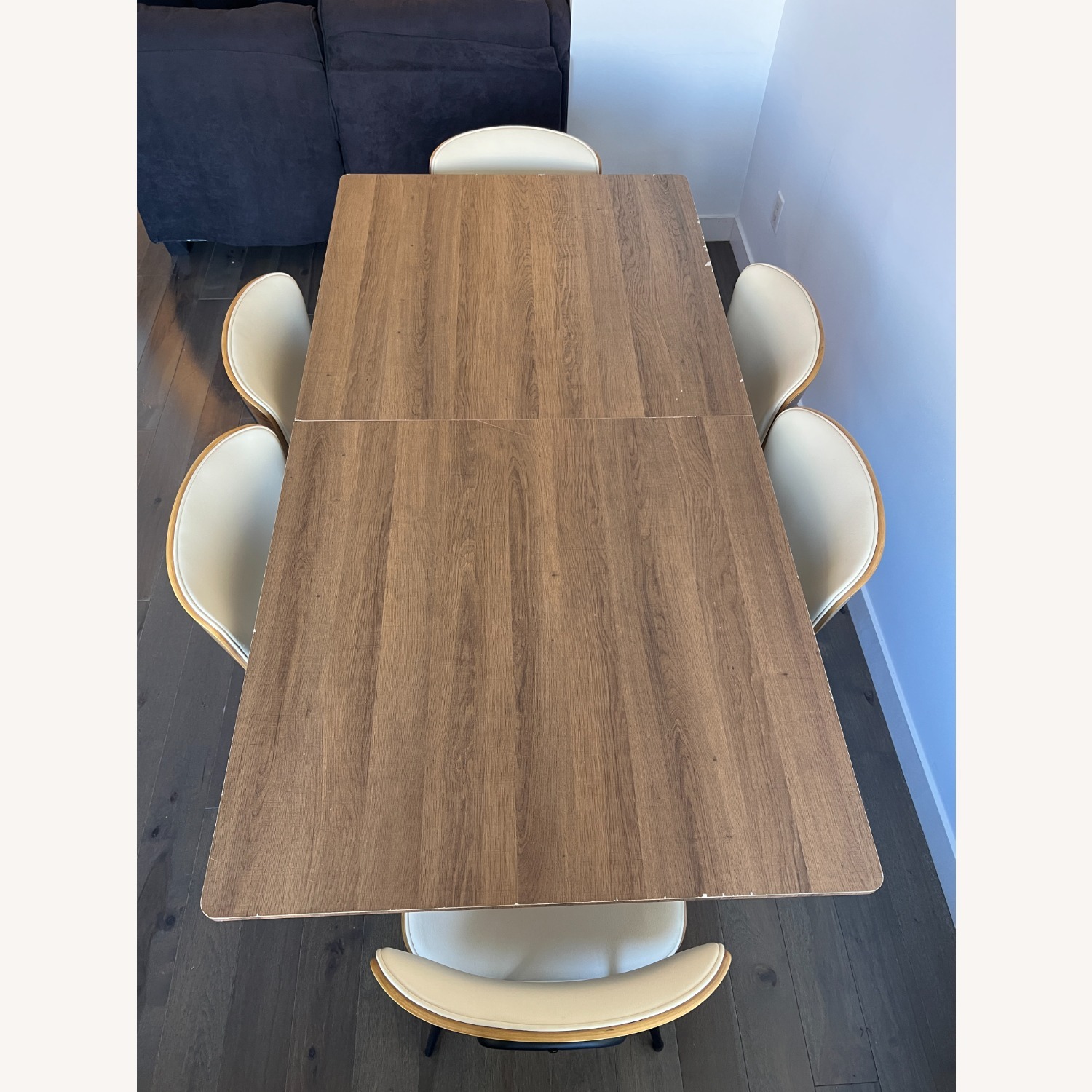 Wayfair Dark Brown Wood Dining Table - image-7