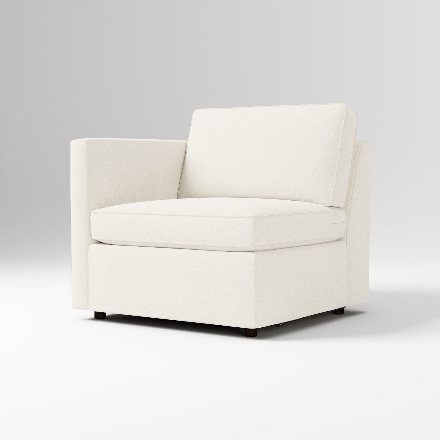West Elm Harris White Loveseat - image-4