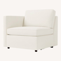West Elm Harris White Loveseat