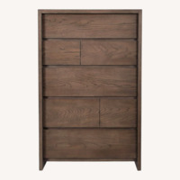 Crate & Barrel Reed Dark Brown Dresser
