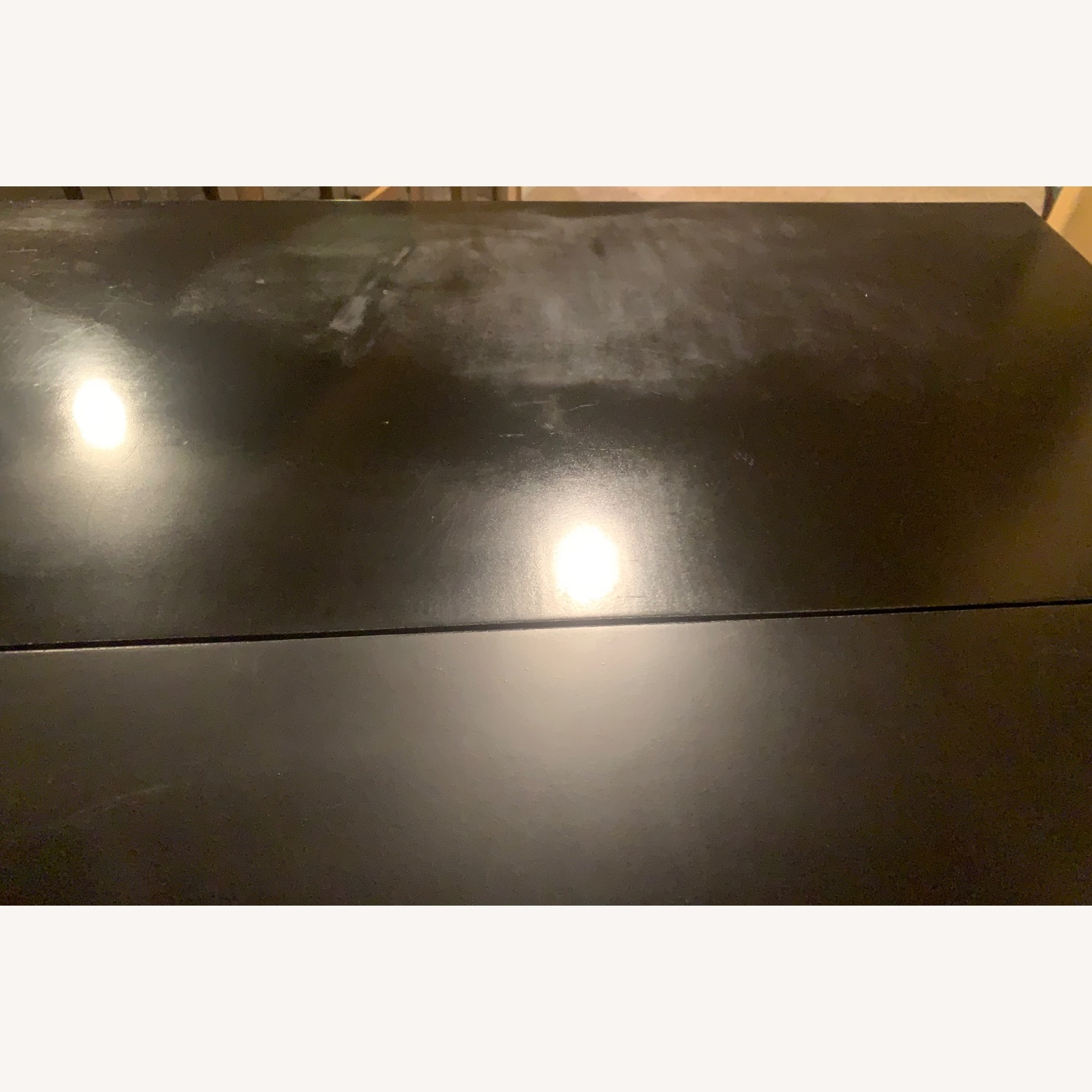 Black Wood TV Lift Cabinet - image-3