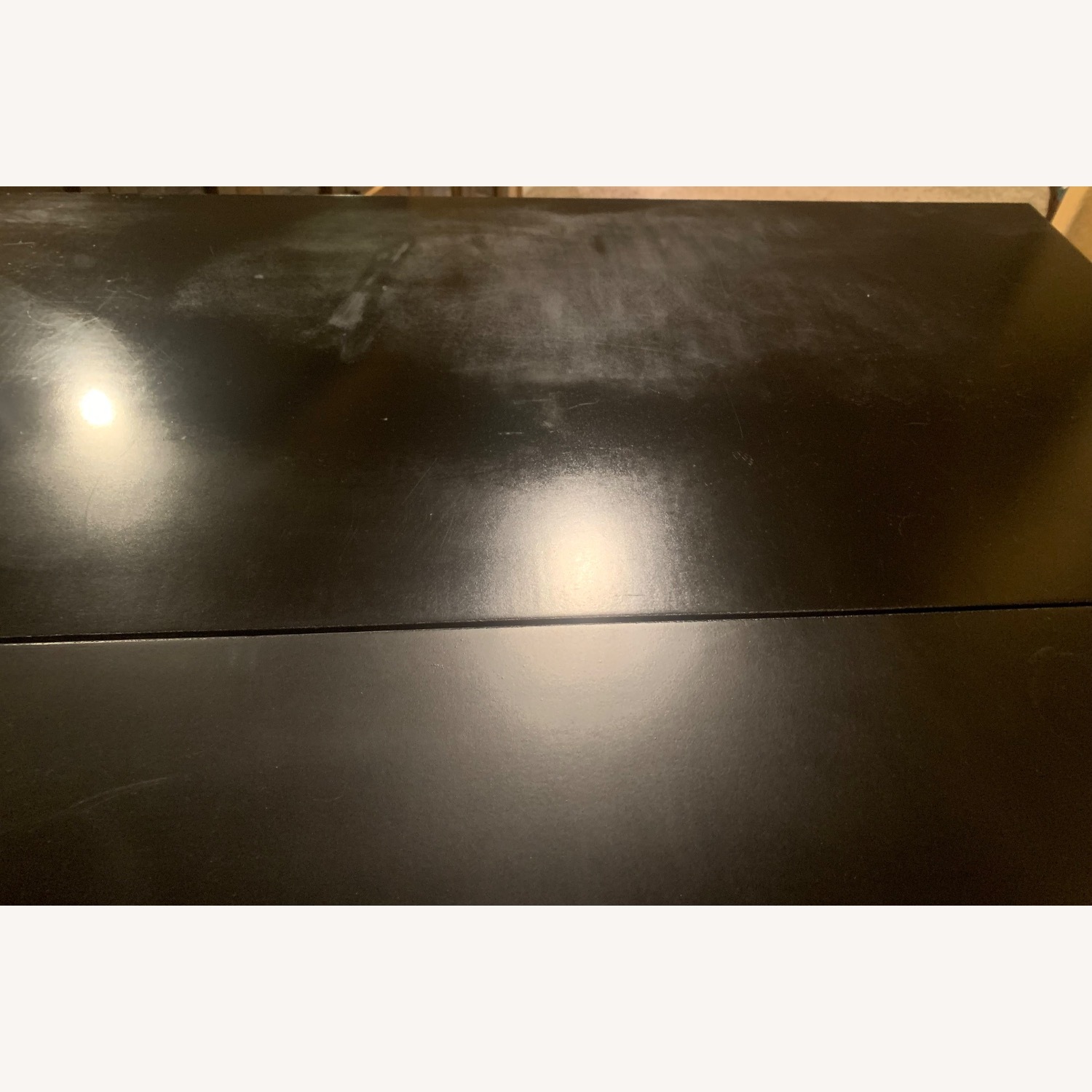 Black Wood TV Lift Cabinet - image-2