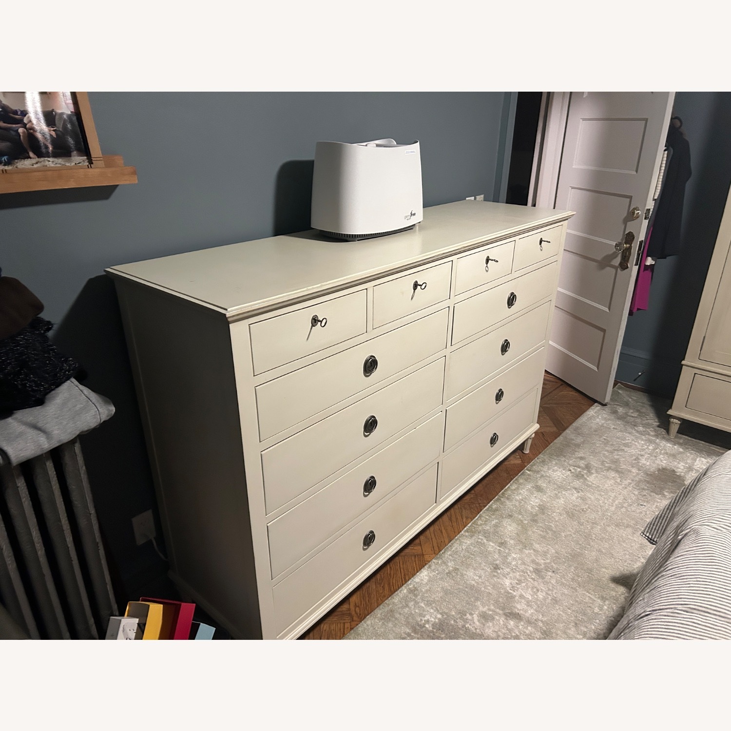 Restoration Hardware Maison White Wood Dresser - image-4