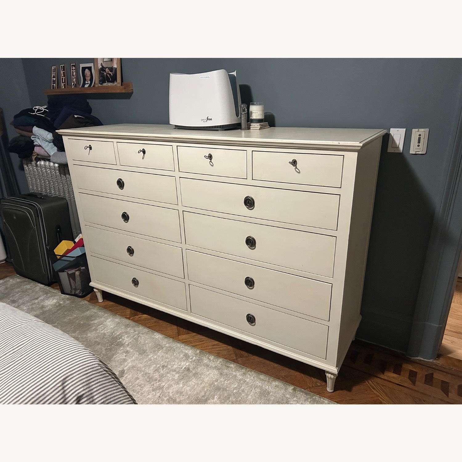 Restoration Hardware Maison White Wood Dresser - image-1