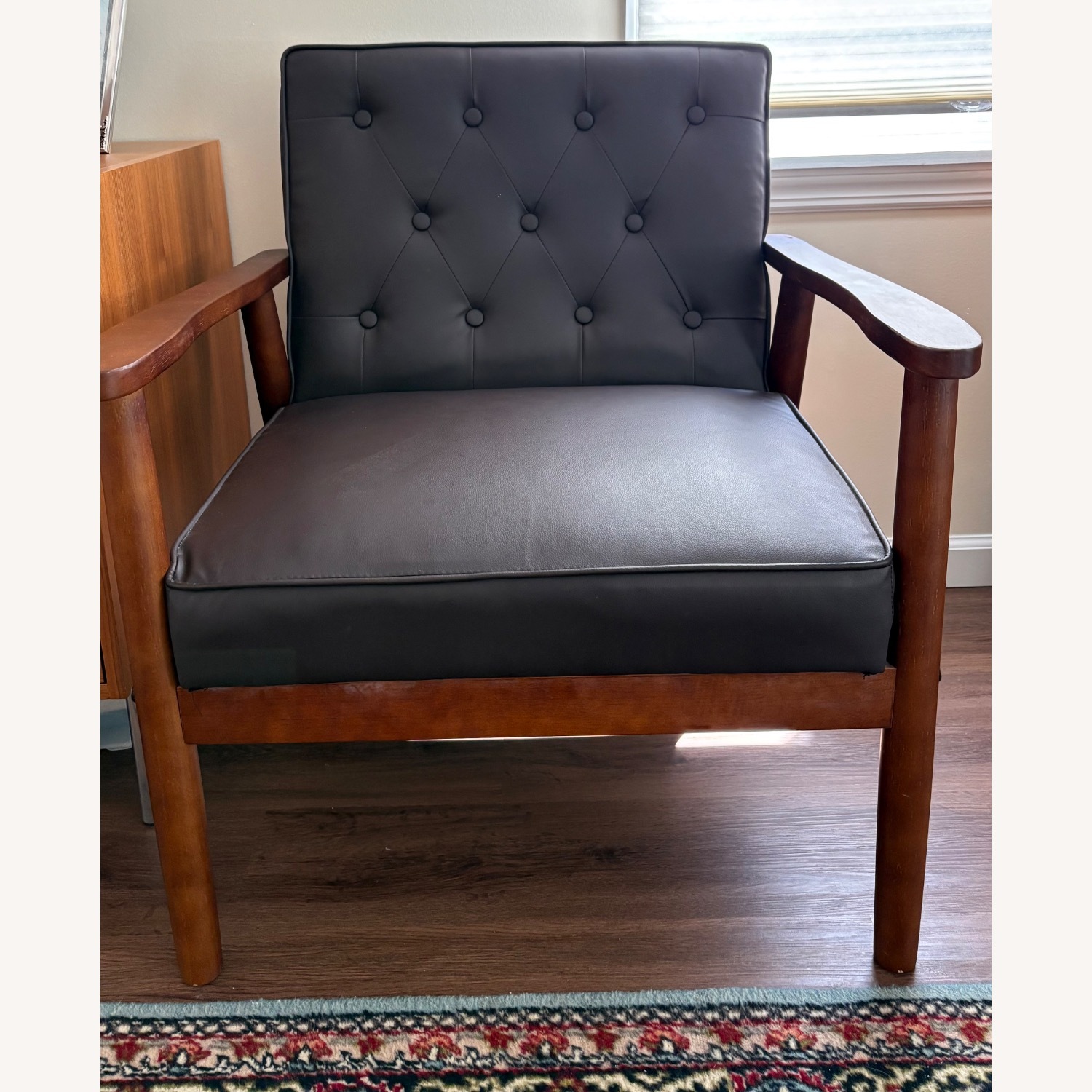 Amazon Dark Brown Armchair - image-3