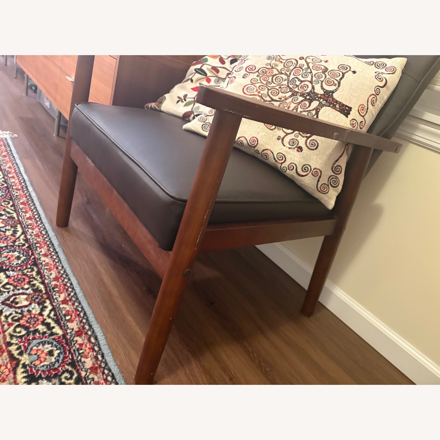 Amazon Dark Brown Armchair - image-2