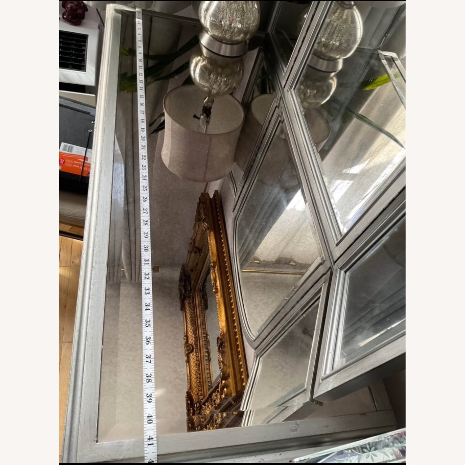 Pier 1 Imports Hayworth Silver Vanity W Mirror - image-3