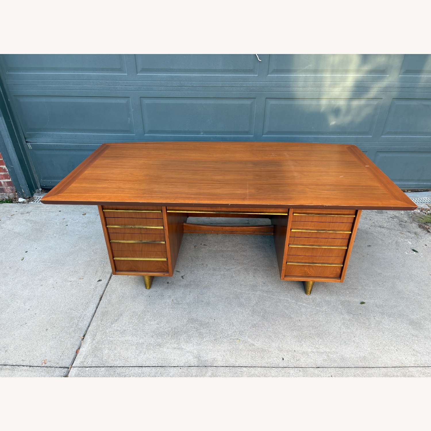 Mid Century Modern Executive Desk - image-5