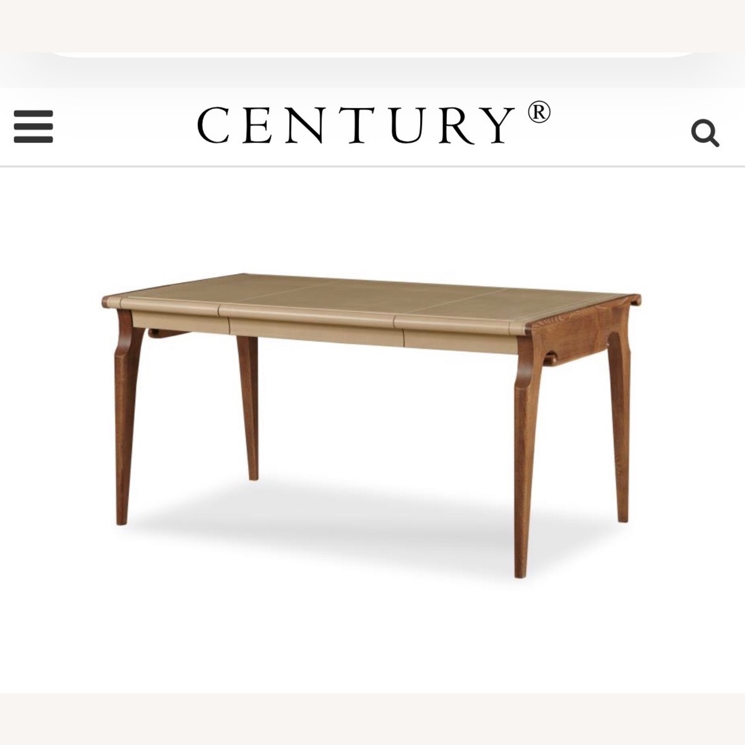 Century Furniture Thomas O’Brien Leather Desk - image-5