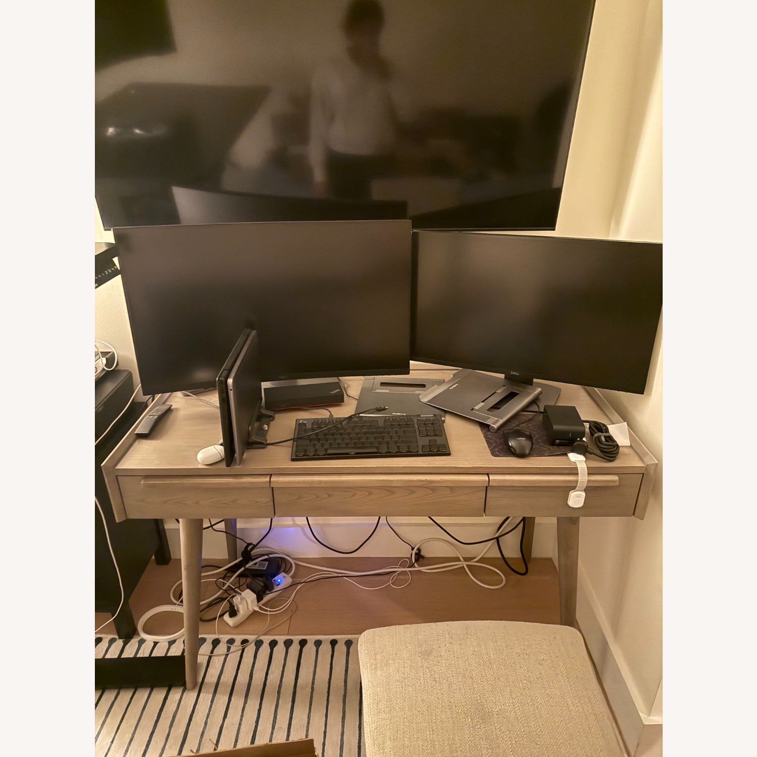 Crate and Barrel Tate Ash Desk - image-2