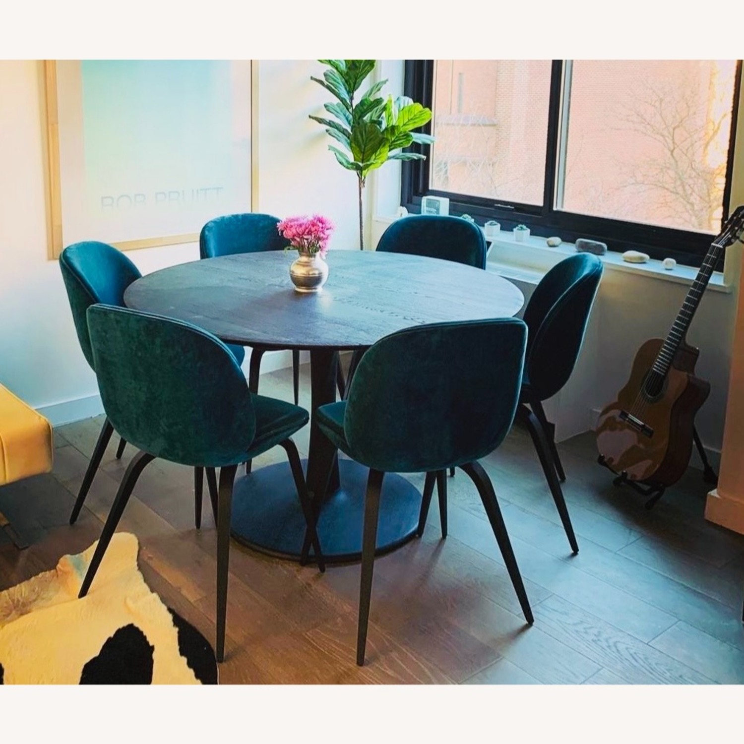 6 Gubi Beetle Dining Chairs - image-5