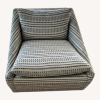 Ej Victor Light Brown Fabric Accent Chair