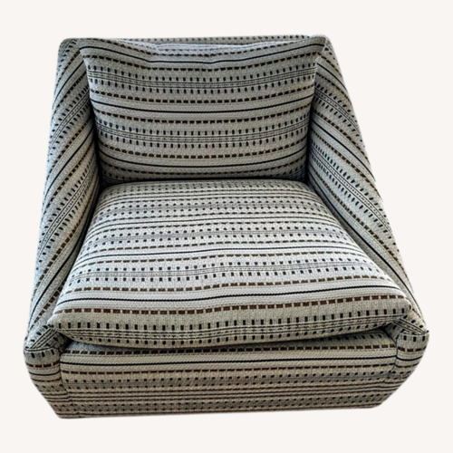 Used Ej Victor Light Brown Fabric Accent Chair for sale on AptDeco