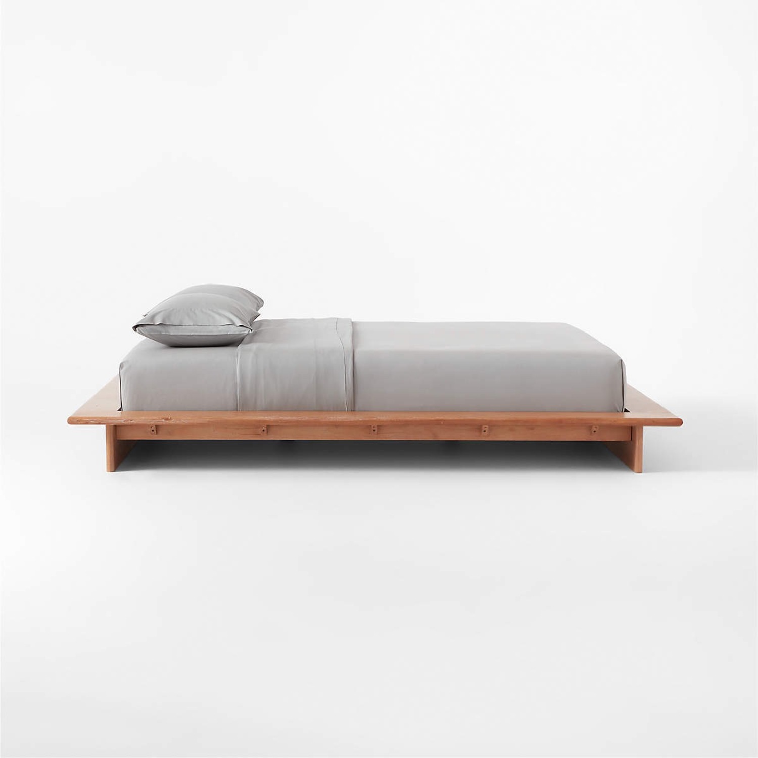 Crate & Barrel Indio Wood Platform Queen Bed - image-3