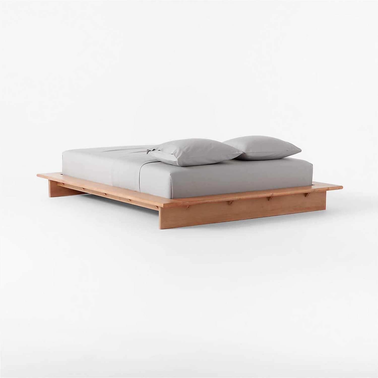 Crate & Barrel Indio Wood Platform Queen Bed - image-2
