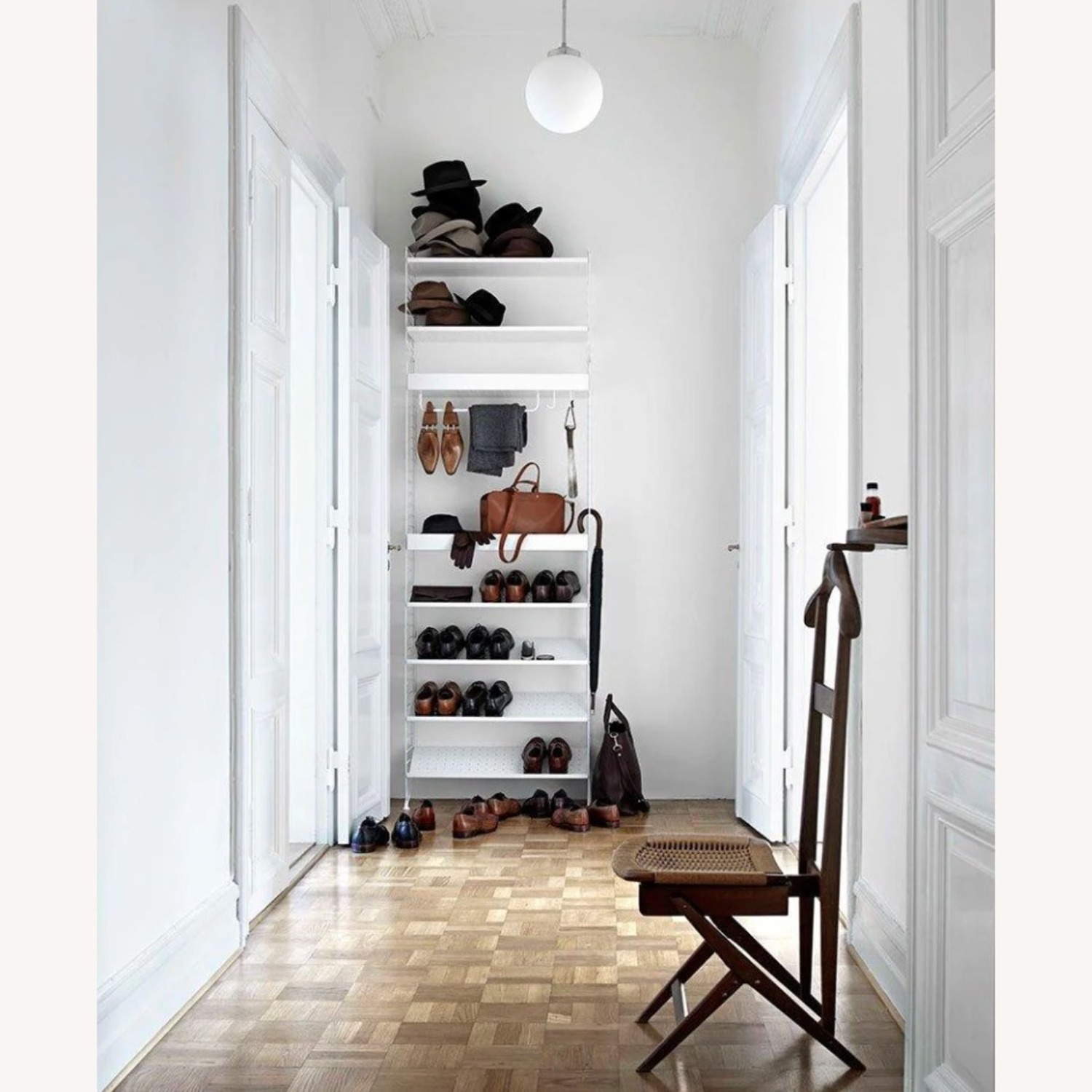 String Furniture White Shoe Storage Shelf - image-2