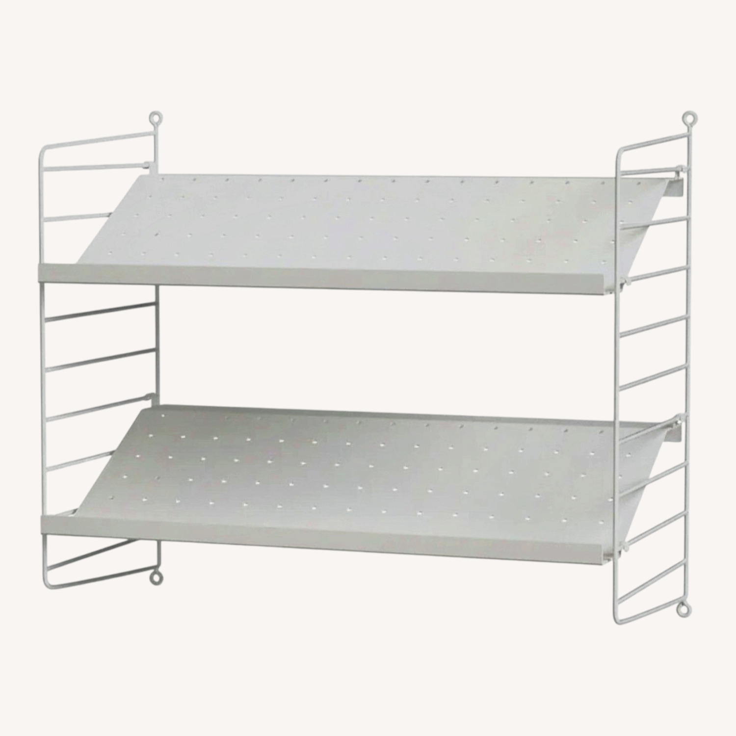 String Furniture White Shoe Storage Shelf - image-0