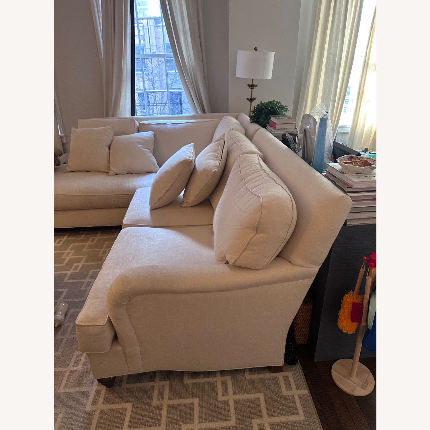 Century Furniture Natural 2 Piece Sectional - image-6