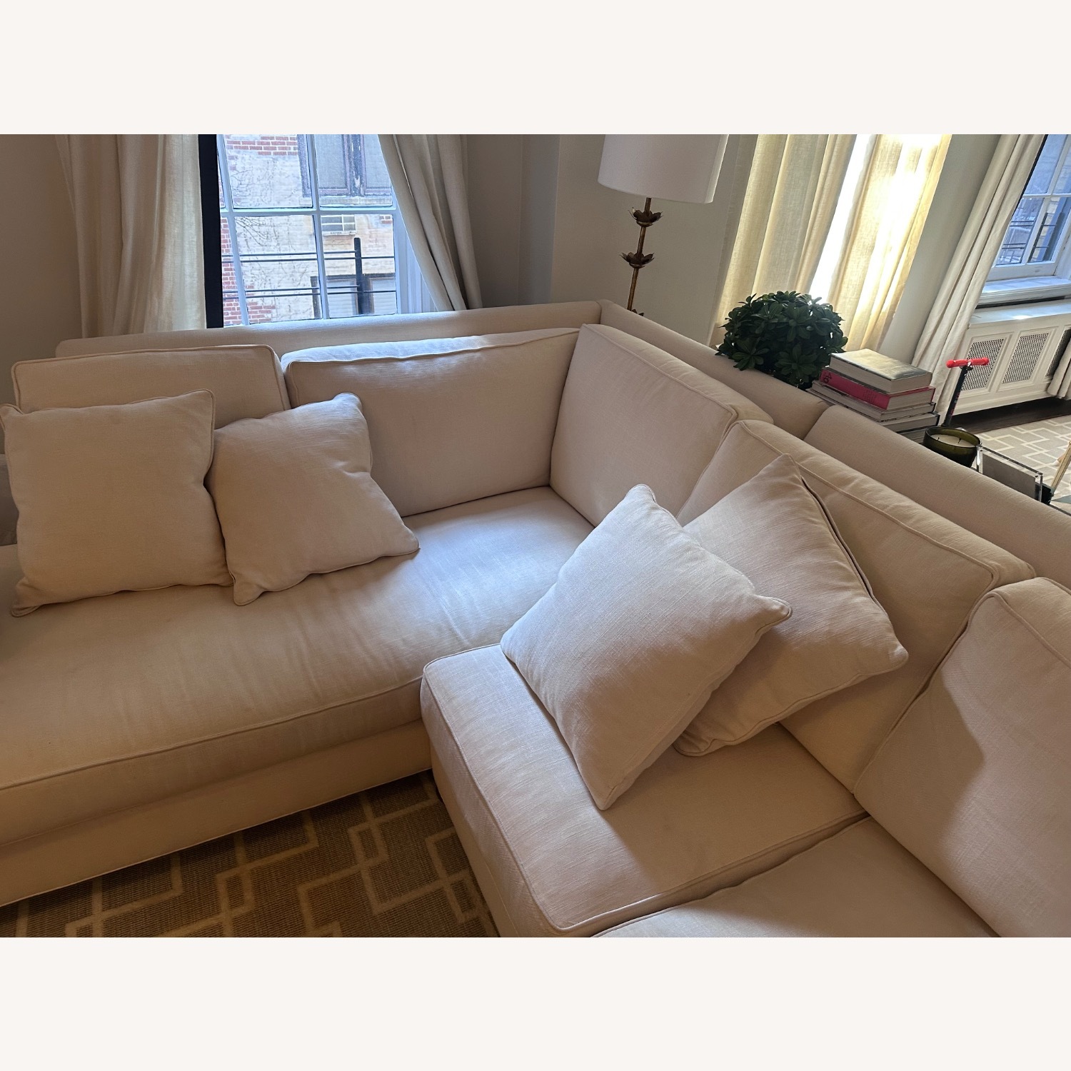 Century Furniture Natural 2 Piece Sectional - image-7