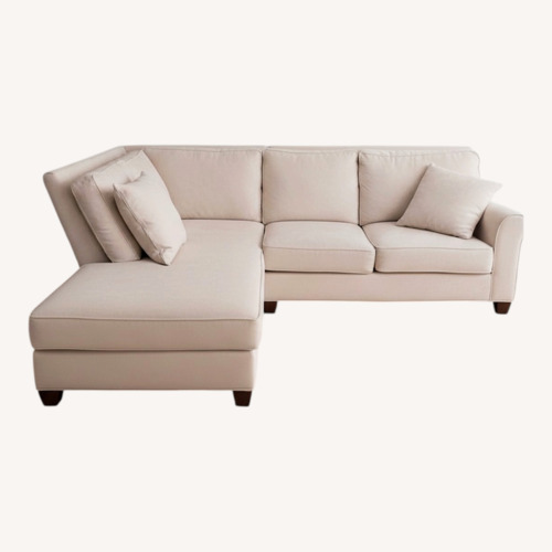 Used Century Furniture Natural 2 Piece Sectional for sale on AptDeco