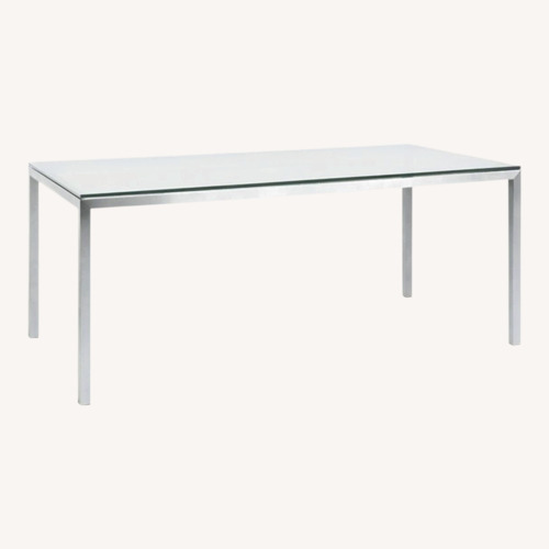 Used Room & Board Parsons White Side Table for sale on AptDeco