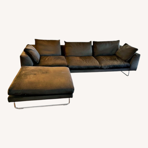 Used i 4 Mariani Add Look Black 2 Piece Sectional for sale on AptDeco