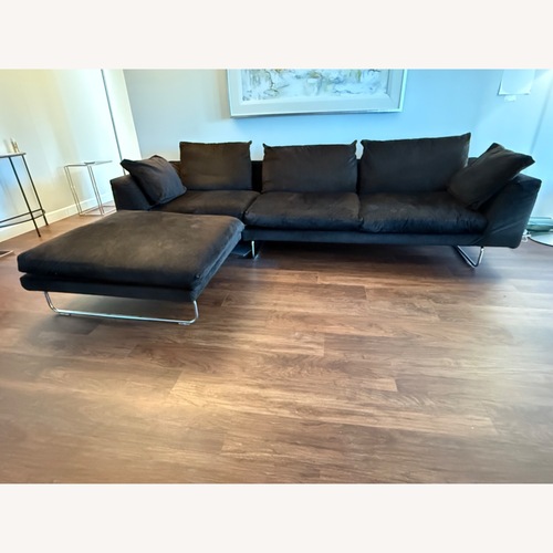 Used i 4 Mariani Add Look Black 2 Piece Sectional for sale on AptDeco