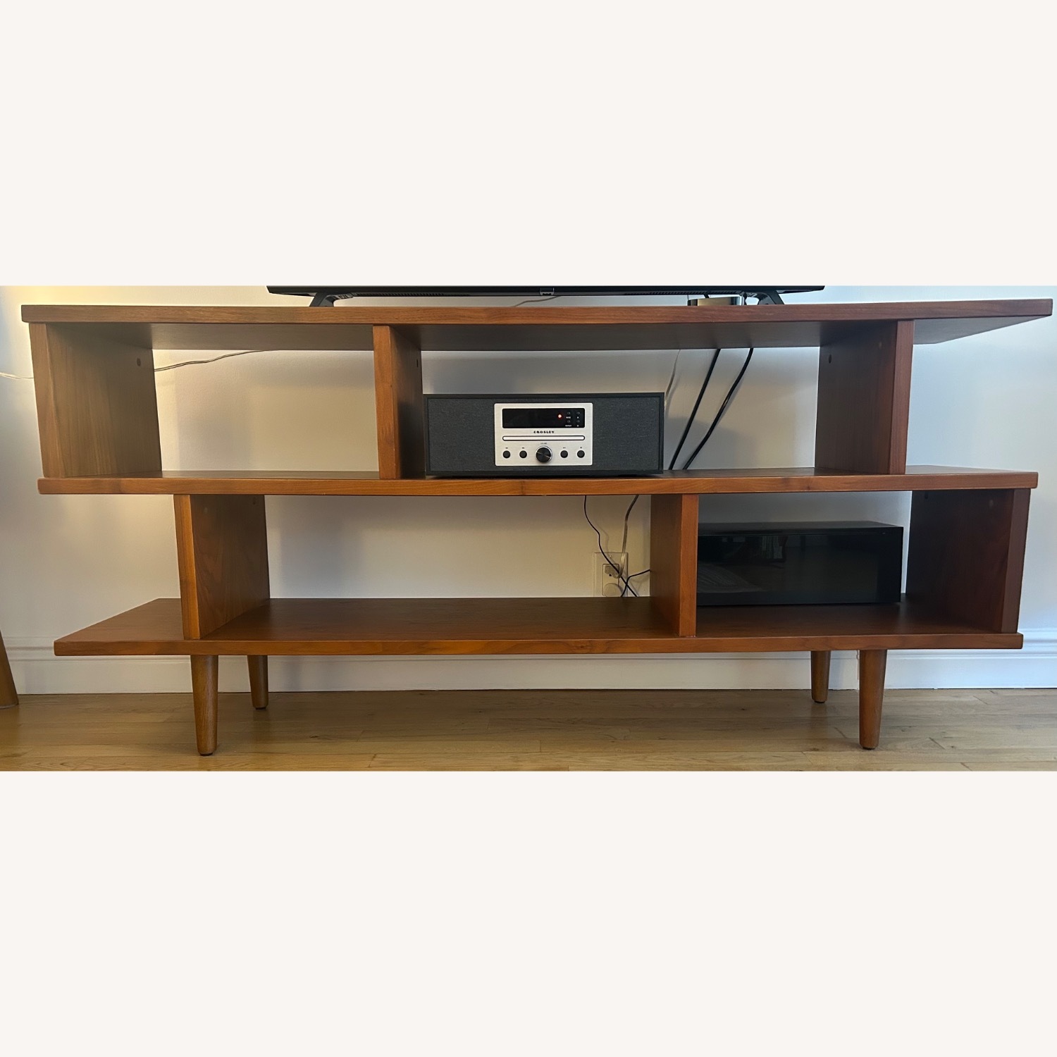 World Market MCM Ashlyn Walnut Brown Bookshelf - image-4