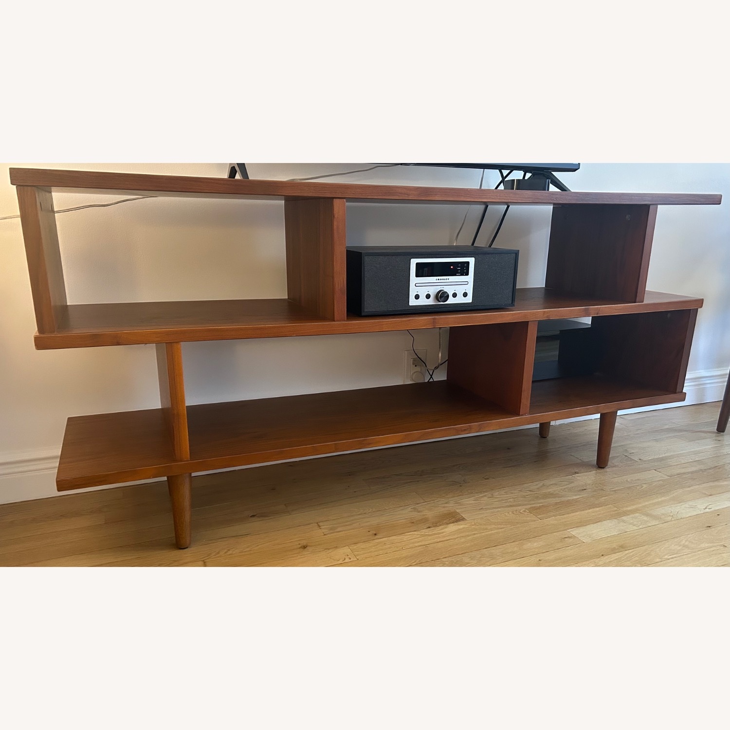 World Market MCM Ashlyn Walnut Brown Bookshelf - image-5