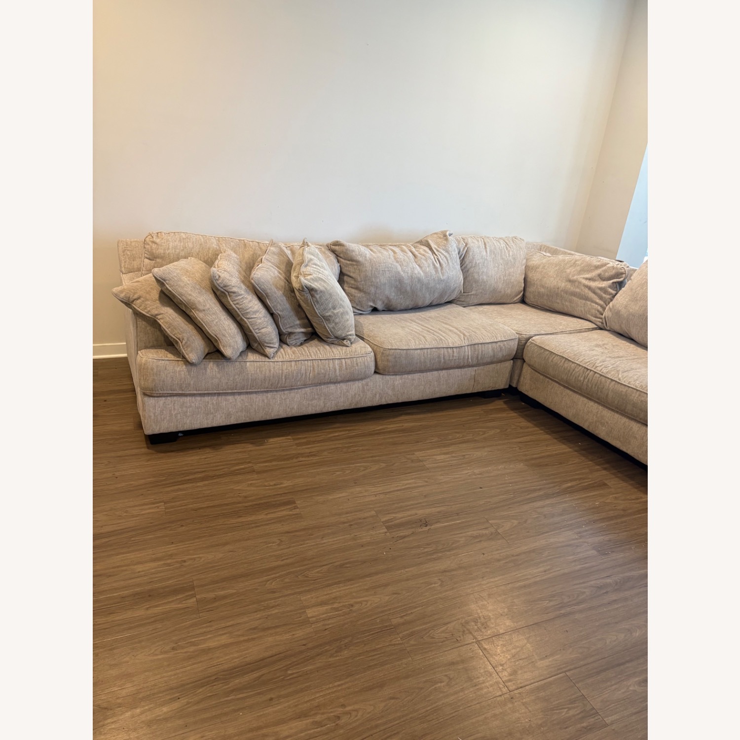 Raymour & Flanigan Maverick Natural 3+ Piece Sectional - image-4