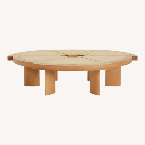 Used Design Within Reach Rio Natural Wood Coffee Table for sale on AptDeco