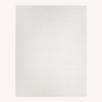 White Wool Blend Area Rug 8' x 10'