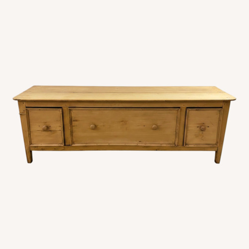 Used Antique English Pine Blanket Chest for sale on AptDeco