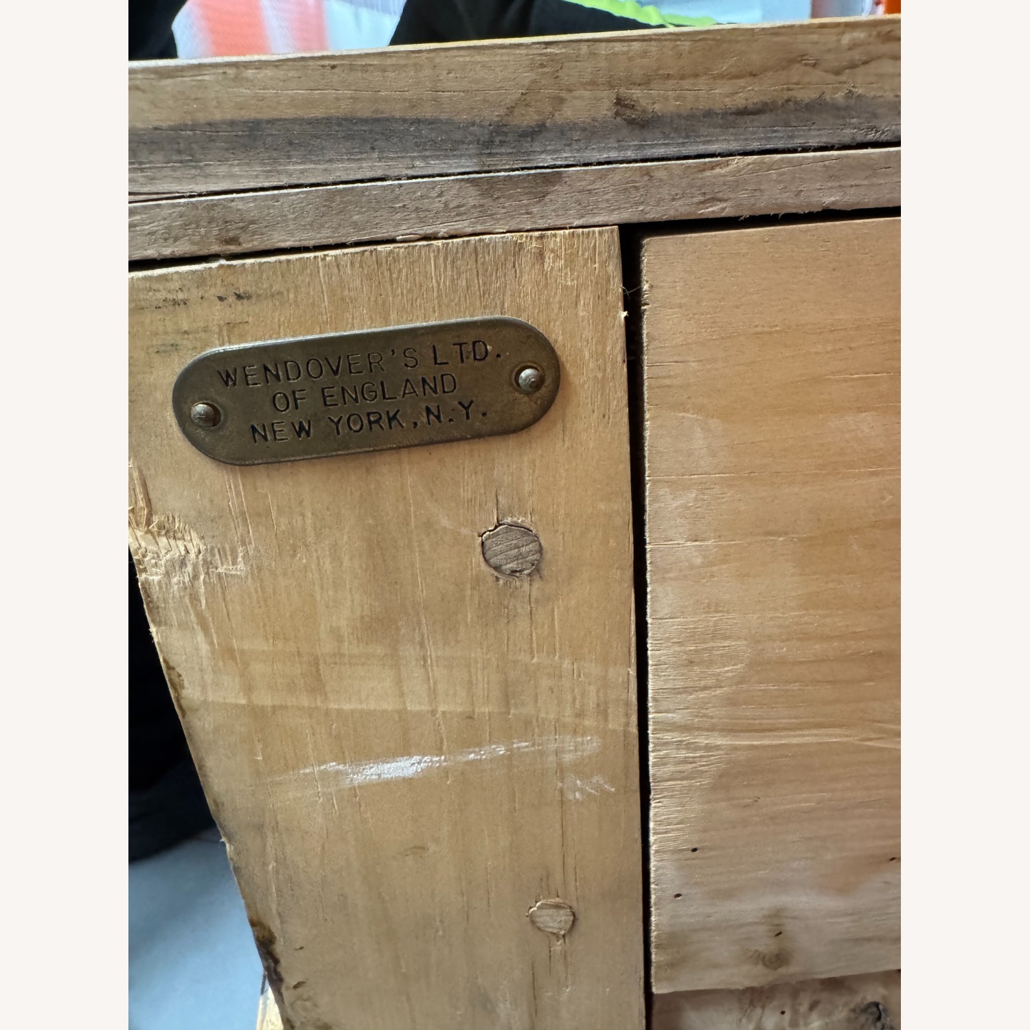 Antique English Pine Blanket Chest - image-4