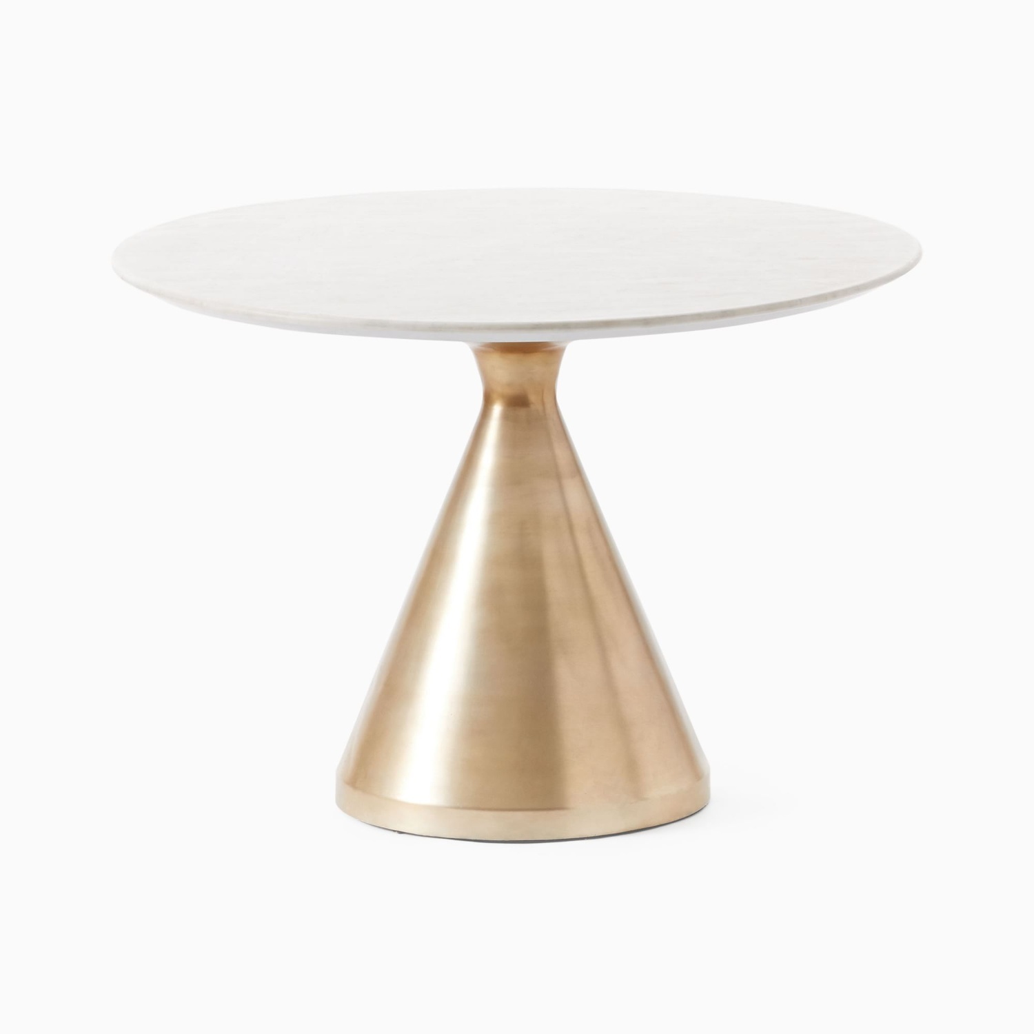 West Elm White Marble Dining Table - image-9