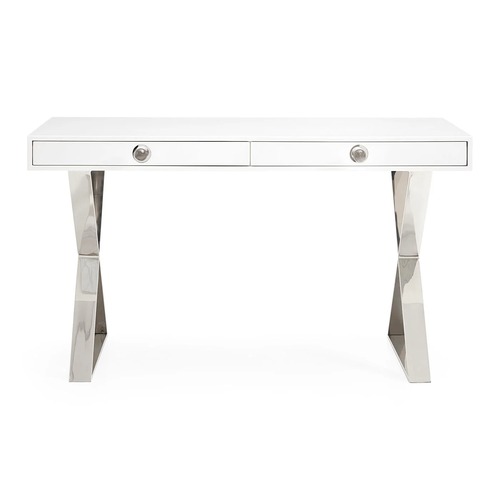 Used  Jonathan Adler Channing Desk with Glass Top for sale on AptDeco