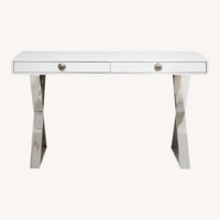  Jonathan Adler Channing Desk with Glass Top