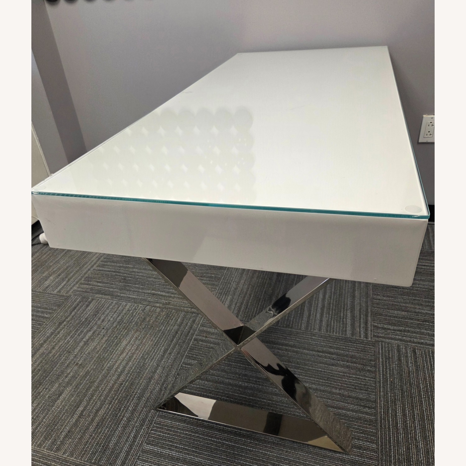  Jonathan Adler Channing Desk with Glass Top - image-4