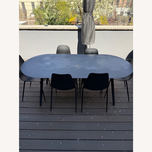 Used Article Ballo Black Metal Patio Furniture for sale on AptDeco